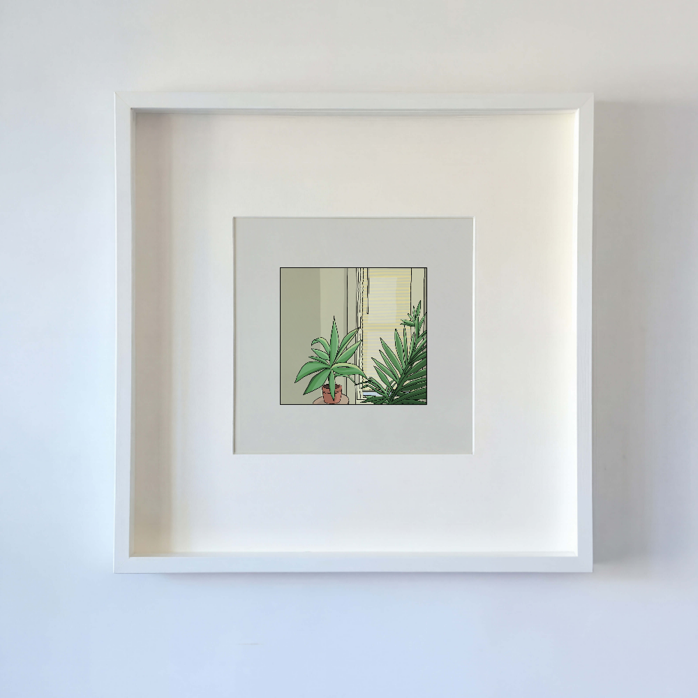 plant by window