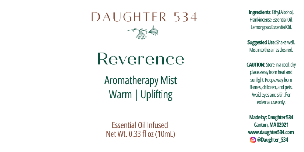 Reverence (3 x 1.5 in) Label