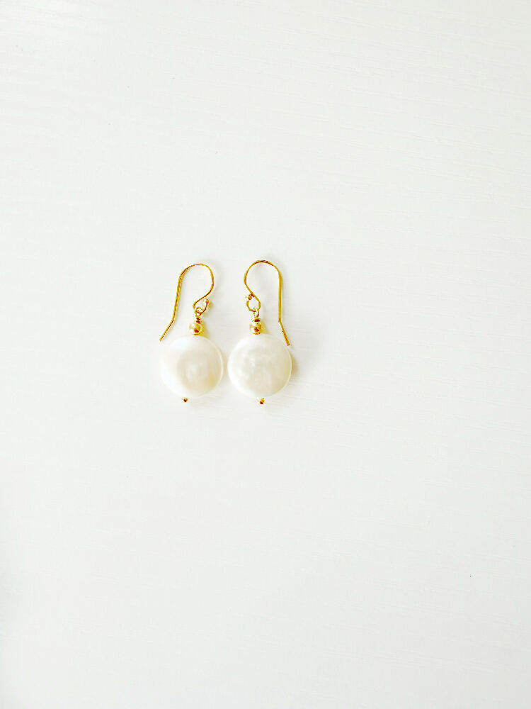 Newport Earrings GF white background