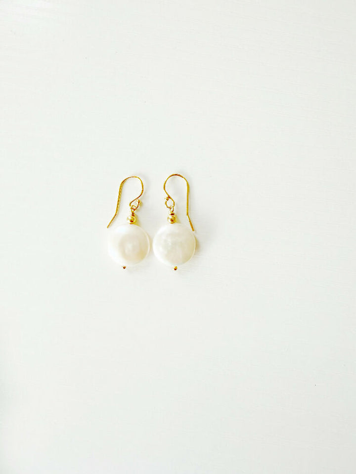 Newport Earrings GF white background