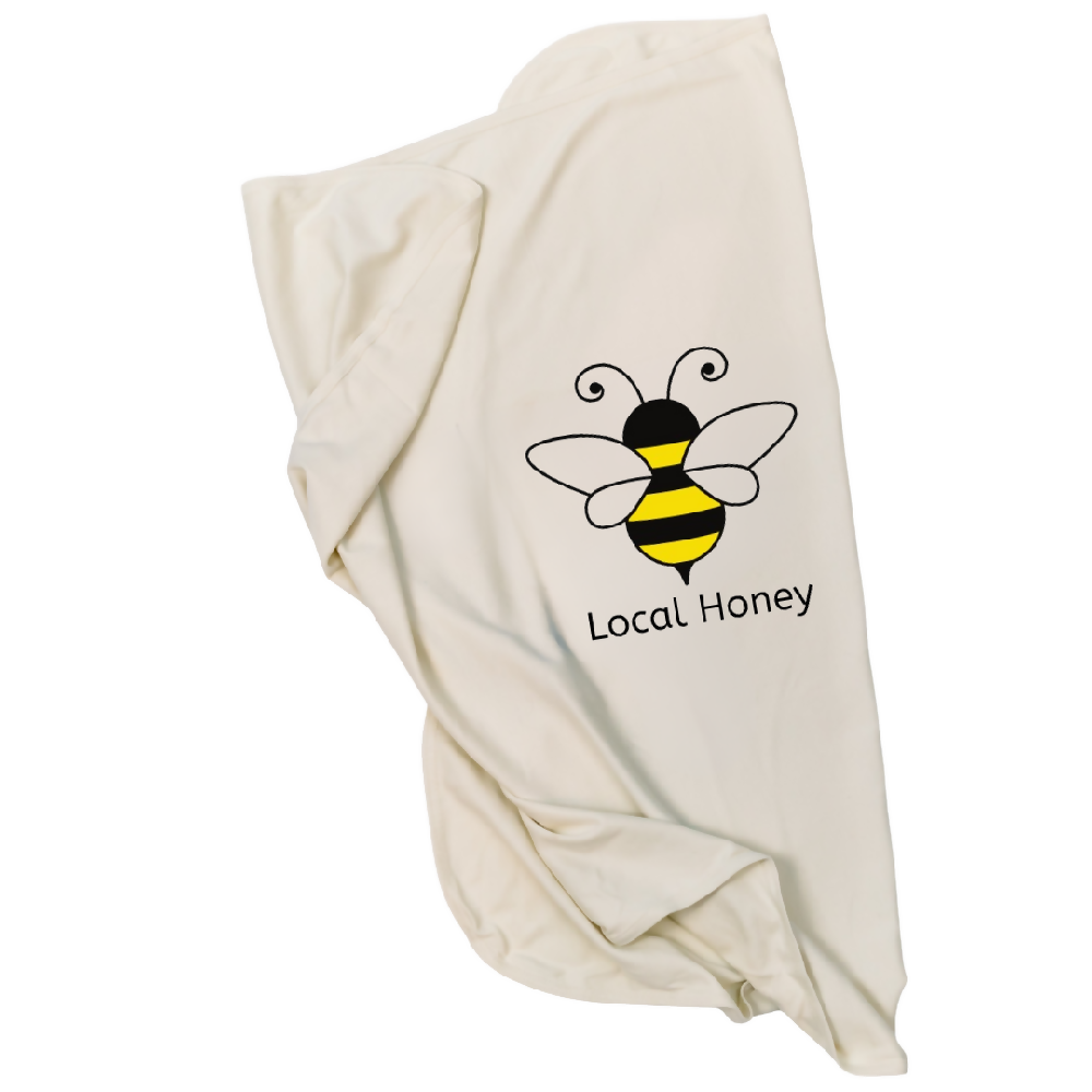 Local Honey Bumble Bee Baby Blanket