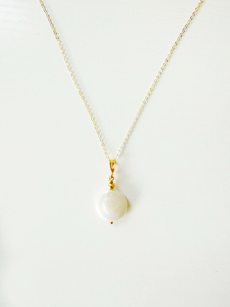 Newport Necklace GF white background