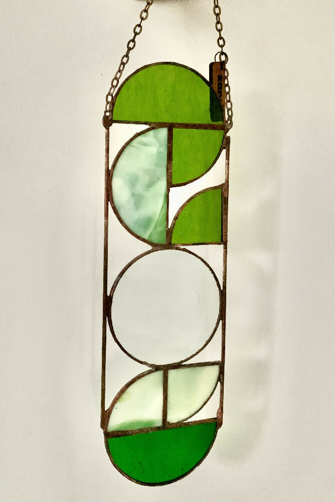 Bauhaus Stained Glass Suncatchers