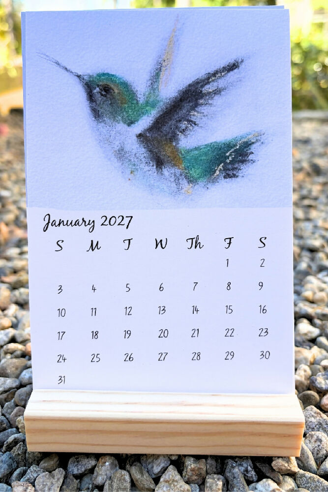 Animal Art January 27 Hummingbird by Emer