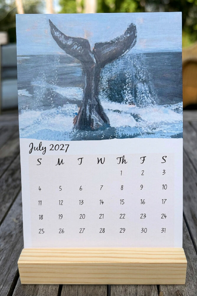 July 27 Whale Tail by Emer Gouache