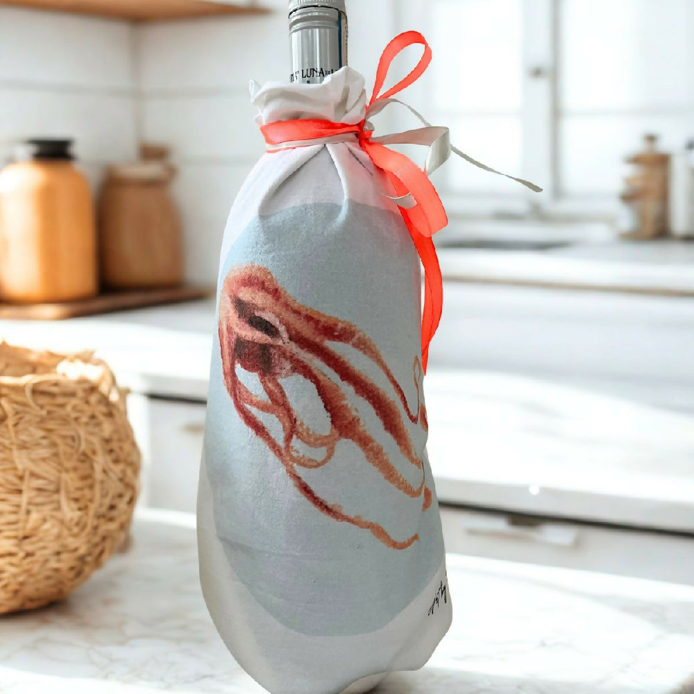 Squid Flour Sack Towel